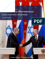 Russia and Israel's Relationship: Oscow On The Editerranean