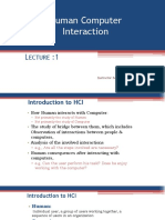 Human Computer Interaction Lecture: Understanding HCI Fundamentals