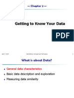 Getting To Know Your Data: - Chapter 2