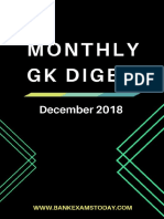 Monthly GK Digest December 2018 PDF