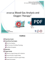 Arterial Blood Gas Analysis and Oxygen Theraphy OK PDF