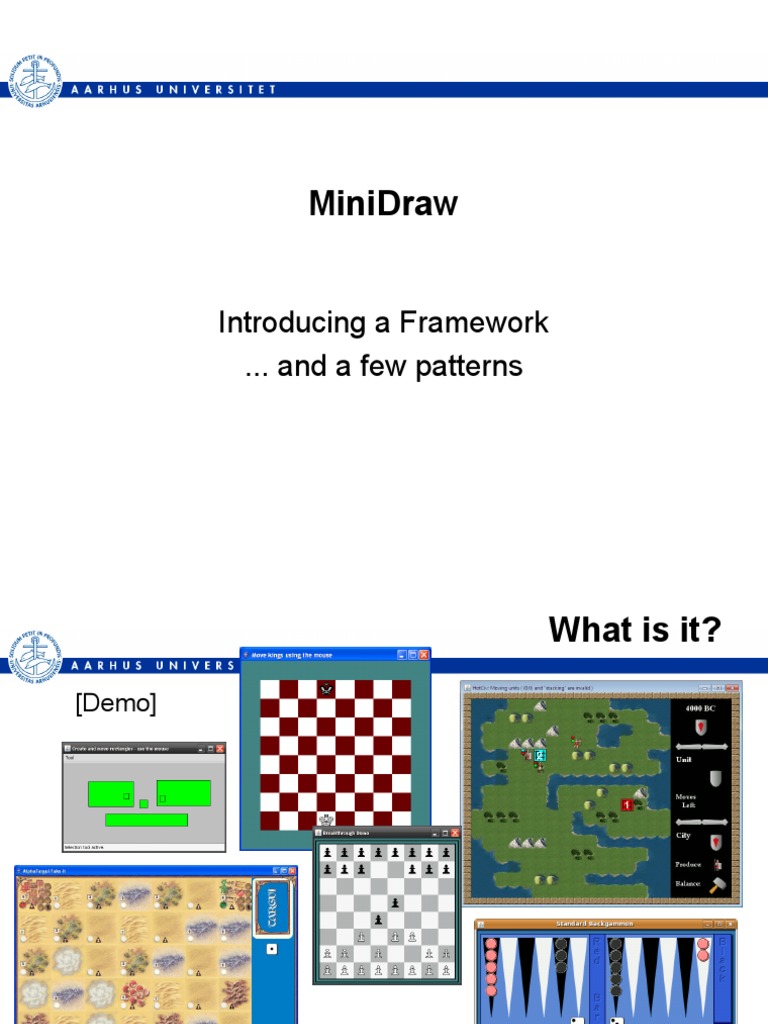 MiniDraw Framework for 2D Graphics Apps | PDF | Visualization (Graphics ...