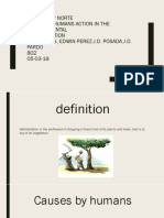 Saludcoop Norte Impact at Humans Action in The Environmental Deforestation Deyvi Rojas, Edwin Perez, J.D. Posada, J.D. Pardo 802 05-03-19