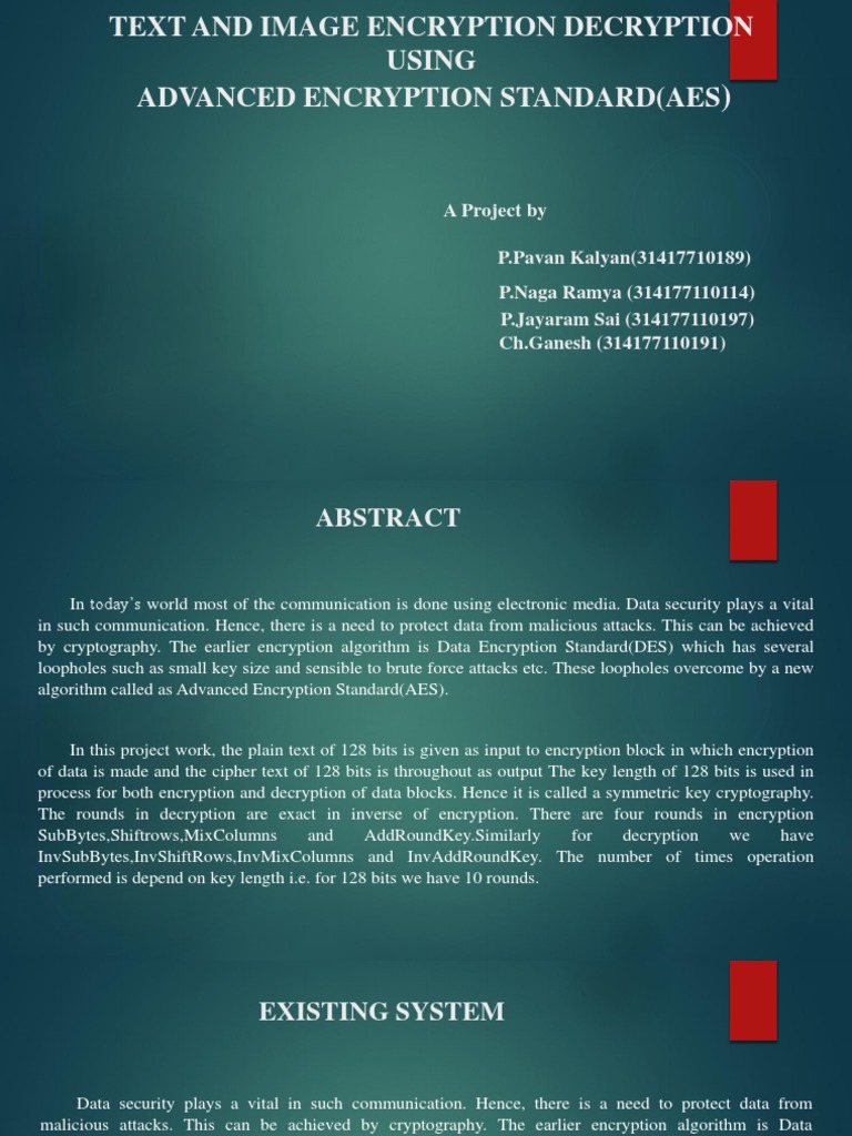 AES Text and Image Encryption Guide | PDF | Cryptography | Key ...