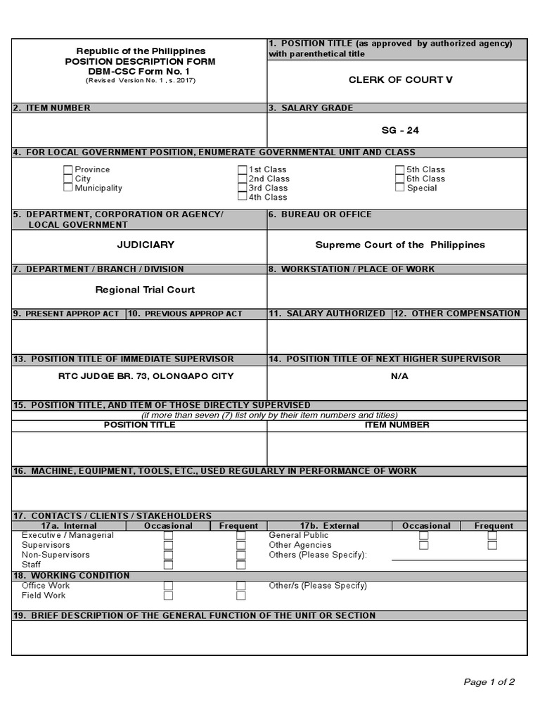 judge of the supreme court position 1