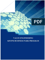 Revised VE report for KFUPM  Business Park Program.docx