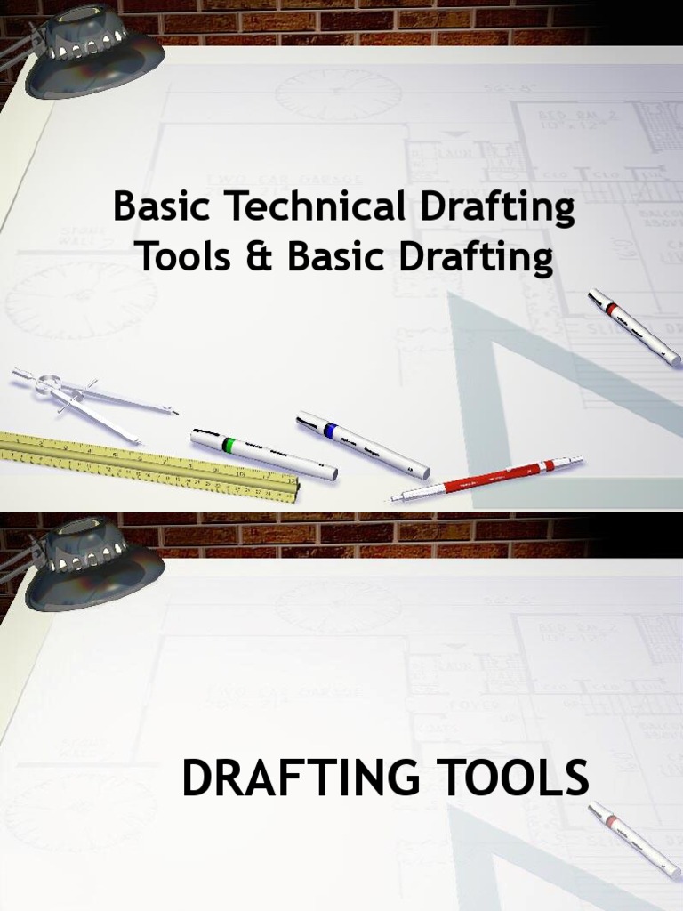 1.0 Drawing Tools PDF PDF Drawing Technical Drawing
