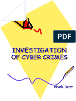 Investigation of Cyber Crimes 18 Aug 08