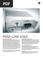 Ericsson MINI-LINK 6352 Datasheet | PDF