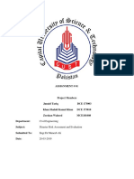 Assignment # 01: Civil Engineering Disaster Risk Assesment and Evaluation Engr - Dr.Muneeb Ali 28-03-2019