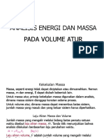 5 Analisis Energi Dan Massa Pada Volume Atur