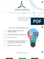 Wind-Pumping: Paper: Technology and Implementation Issues Related To Water-Pumping Windmills