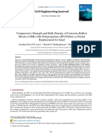 Compressive Strength and Bulk Density of PDF