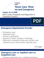 Emergency Room Care-What Older Persons and Caregivers Need To Know