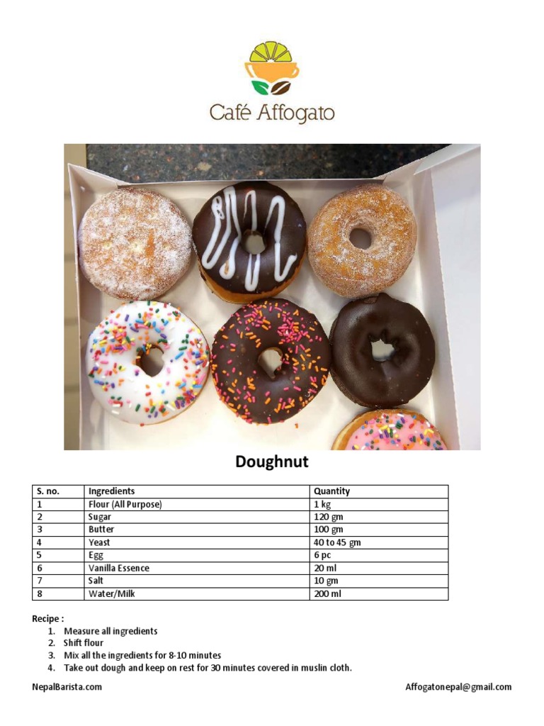 Donut | PDF | Doughnut | Custard
