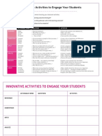 Innovative Activities Template