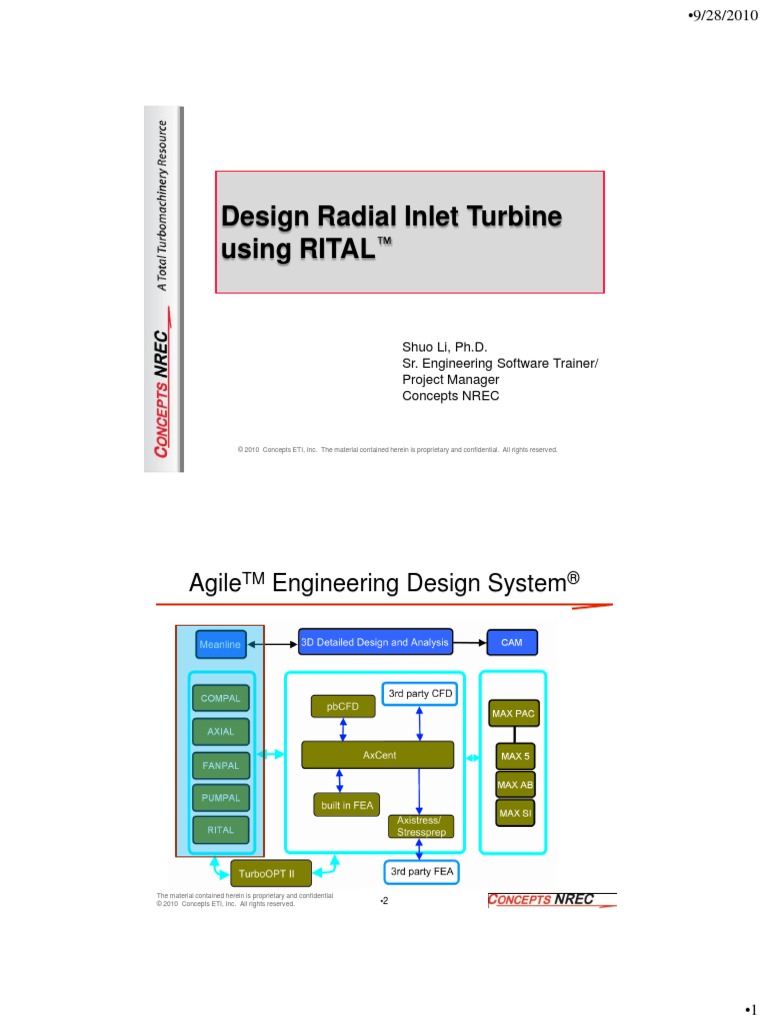 Design Radial Inlet Turbine Using | PDF | Turbine | Nozzle