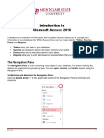 Introduction To Access 2016 PDF