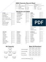 Twilight 2000 Character Sheet PDF