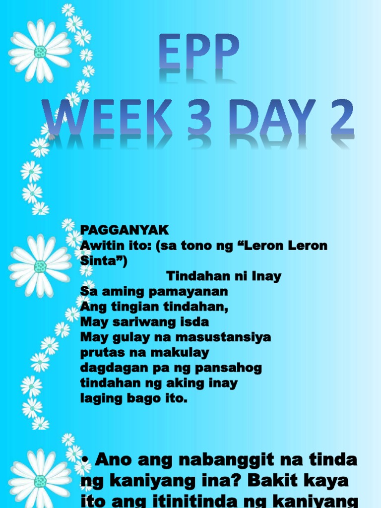 Week 3 Day 2 | PDF