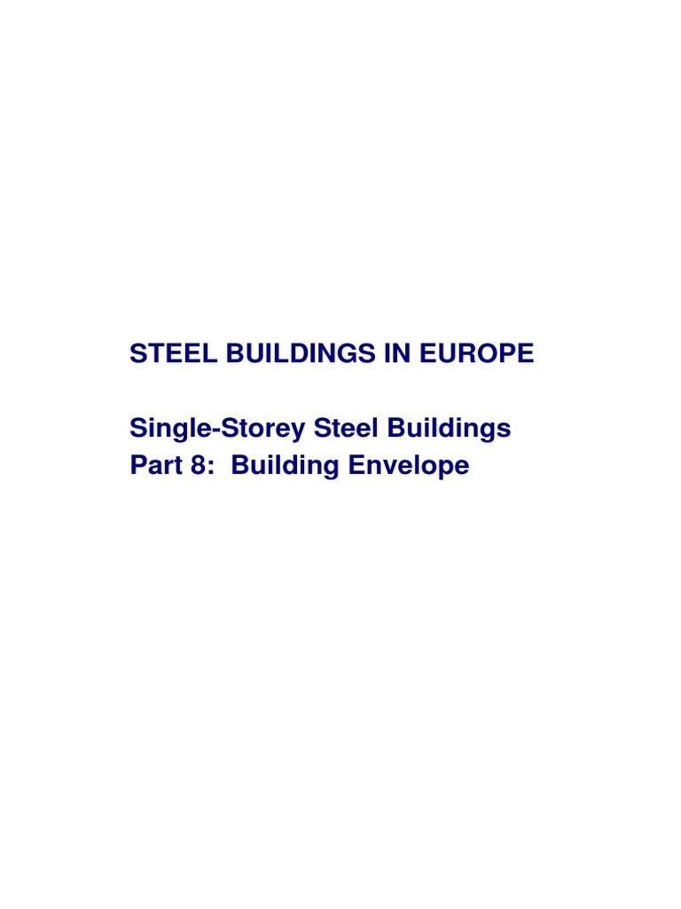 Steel Building Envelope Design Guide | PDF | Building Insulation | Roof