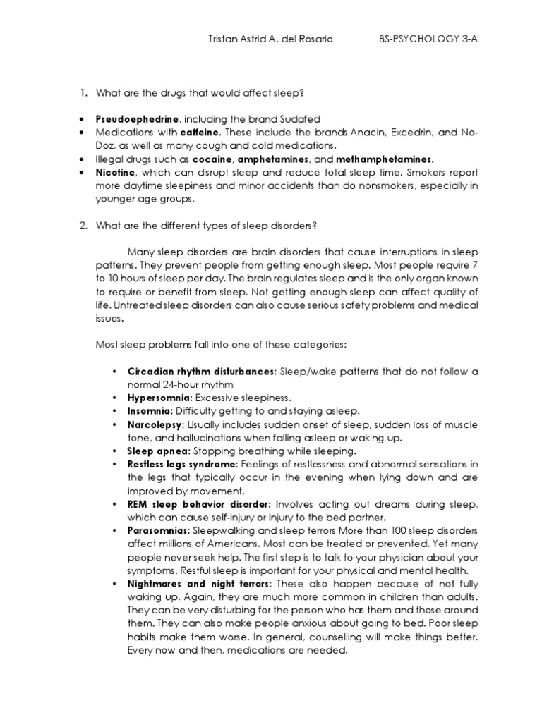 Drugs are good, but quality sleep more beneficial to the body – Ojeahere, psychiatrist