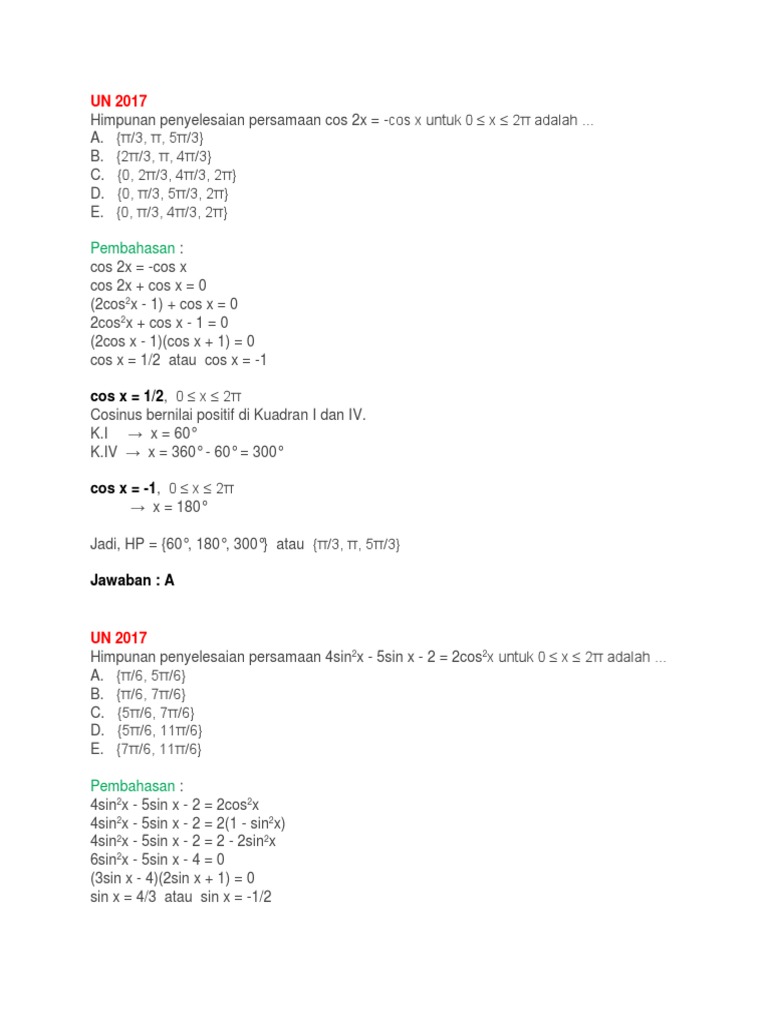 Soal Ujian Logika Matematika Pdf