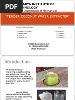 tender coconut extracting machine ppt