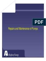 Repair & Maintenance of Pumps
