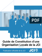 JCI Local Organization Constitution Guide FRE-2013-01