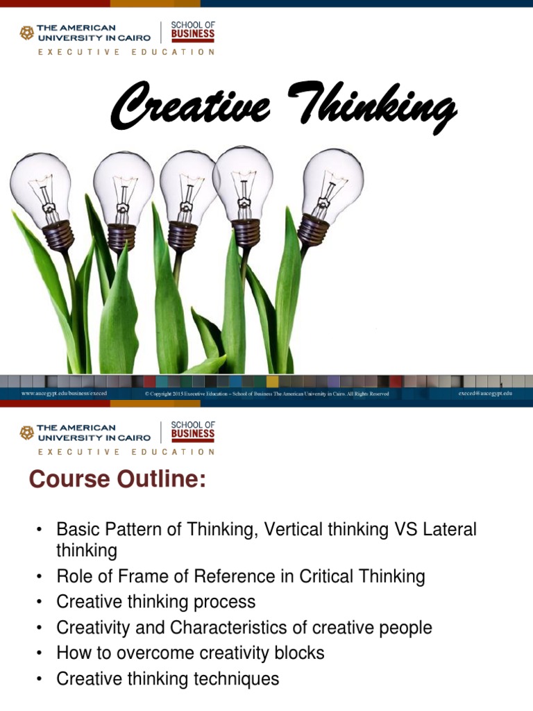 BREAKTHROUGH THINKING A TO CREATIVE THINKING AND IDEA GENERATION PDF visual data 6