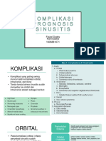 Komplikasi Prognosis Sinusitis