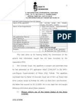 State Information Commission, Haryana Sco No. 70-71, Sector 8-C, Chandigarh APPEAL CASE NO. 1251 of 2018 Right To Information Act-Under Section 19