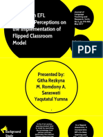 Indonesian EFL Student's Perceptions On The Implementation of Flipped Classroom Model