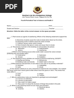 Southern de Oro Philippines College: Fourth Periodical Test in Science and Health 5