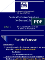 Les Relations Économiques Fondamentales: Gestion Financière Internationale M. Fawzi BRITEL