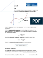 Solving For Tangent and Normal Lines PDF