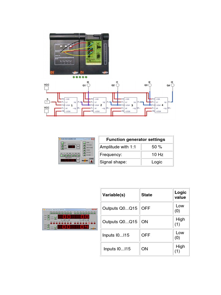 Function Generator Logic Settings Guide | PDF | Logic Gate | Amplitude