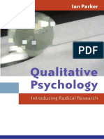Parker (2004) Qualitative Psychology. Introducing Radical Research-Open University Press PDF