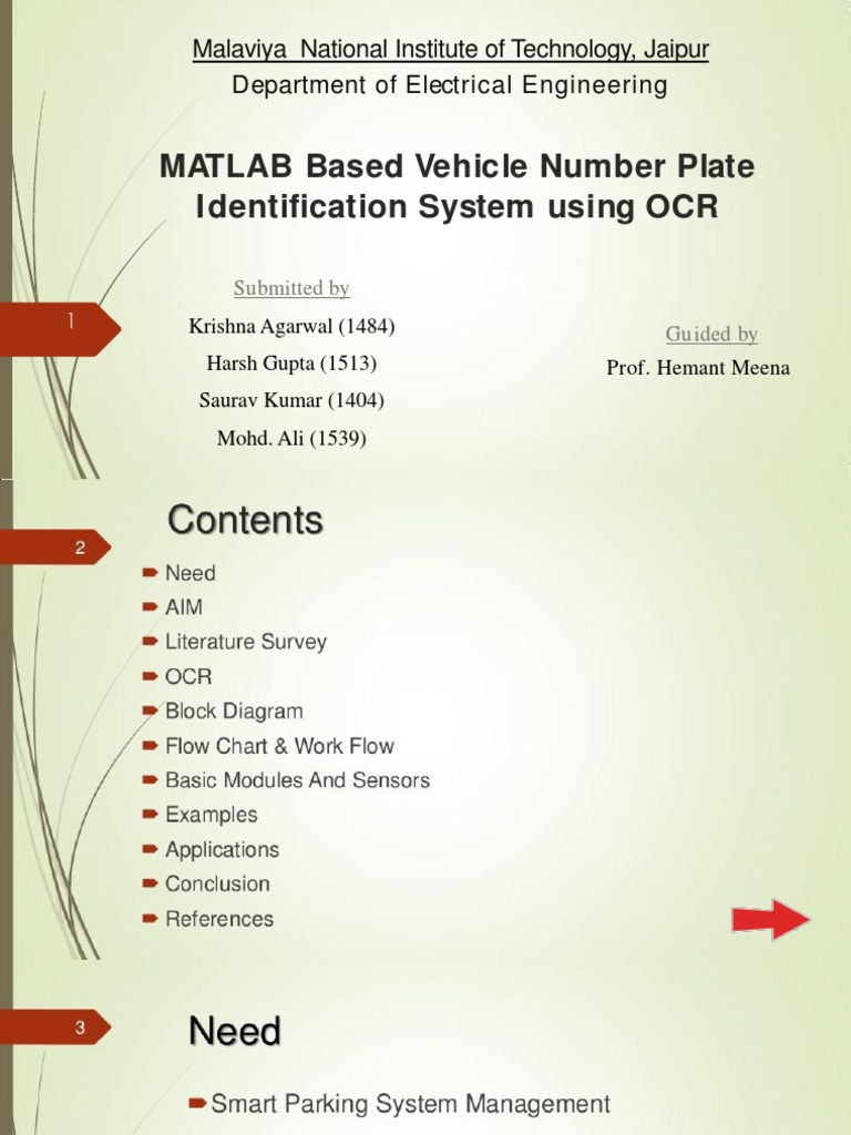 MATLAB OCR for Vehicle Registration | PDF
