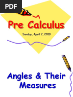 Angles and Their Measures