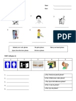Request Worksheet For Elementary Students