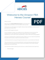 003 - Welcome To The Amazon FBA Heroes Course! PDF