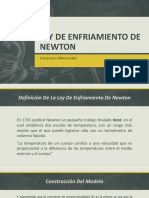 Ley de Enfriamiento de Newton