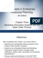 Concepts in Enterprise Resource Planning: Chapter Three Marketing Information Systems and The Sales Order Process
