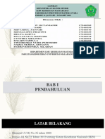 Laporan Kepaniteraan Klinik Senior Ilmu Kesehatan Masyarakat Di Dinas Kesehatan Provinsi Sumatera Utara Periode 21 Januari - 30 Maret 2019