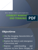 Current Warfare and Terrorism - 1