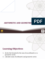 (9) Arithmetic and Geomertric Series