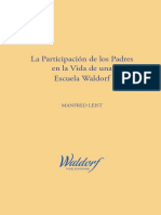 La Participacion de Los Padres en La Vida de Una Escuela Waldorf PDF