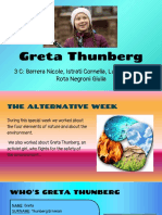 3 C Greta Thumberg